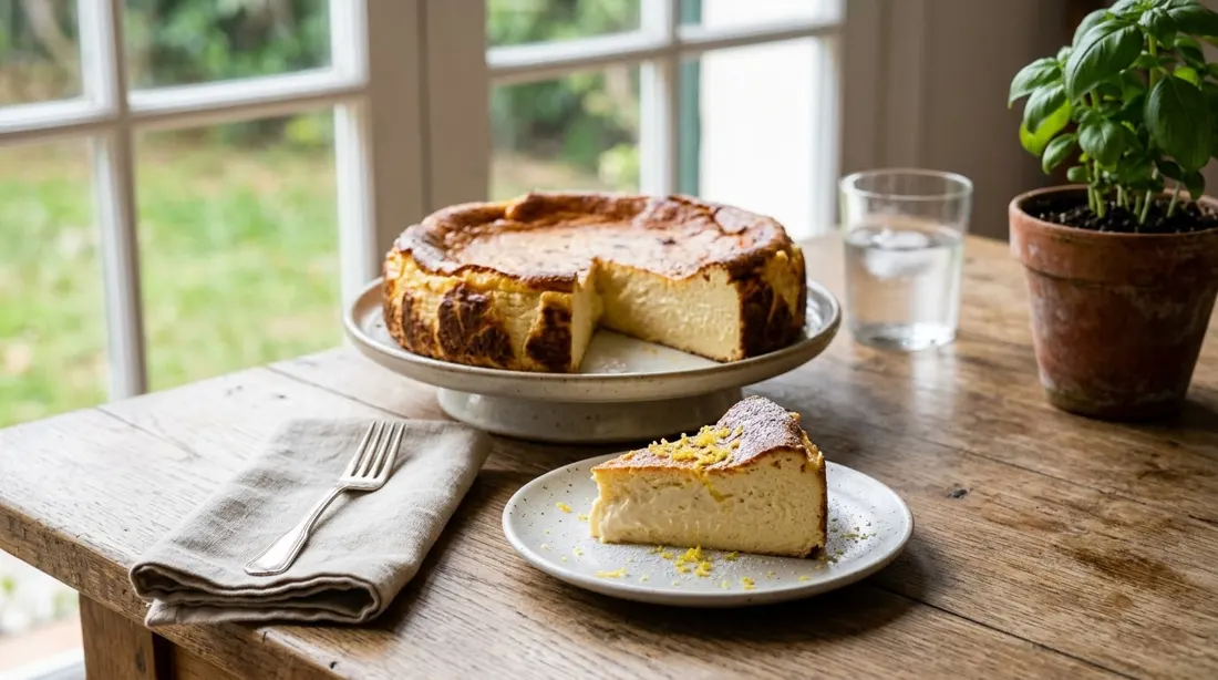 Tarta de queso fit